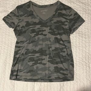 Camo V-neck t- shirt